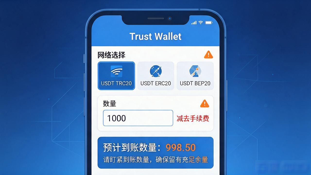 USDT网络选择与手续费扣除指南_Trust钱包用户在数字币提取过程中的管理能力_Trust钱包提币防丢地址管理技巧