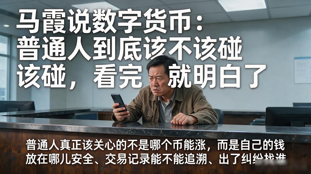 马霞说数字货币：普通人到底该不该碰，看完就明白了
