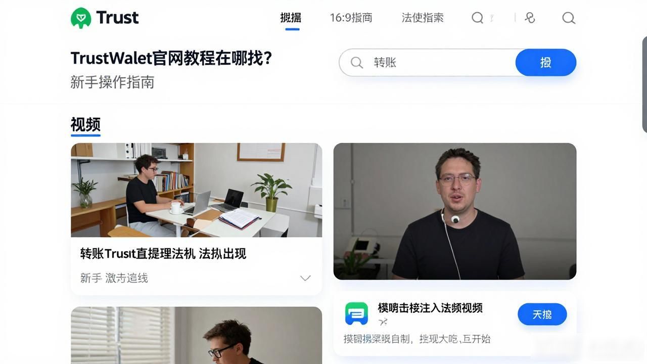 Trust Wallet官网教程在哪找？新手操作指南