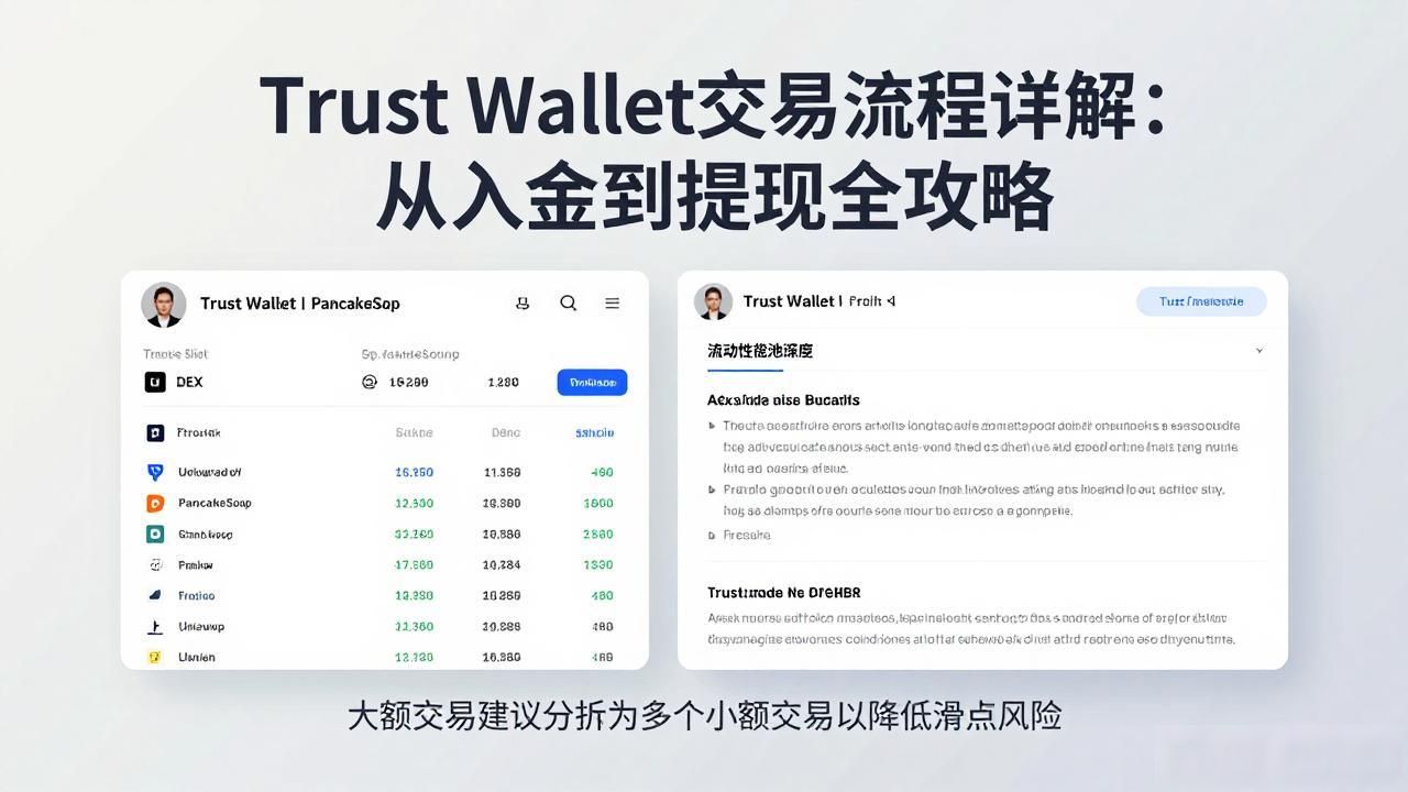 Trust Wallet入金环节详解_Trust Wallet 官网支持的数字交易流程分析_Trust Wallet去中心化钱包操作流程