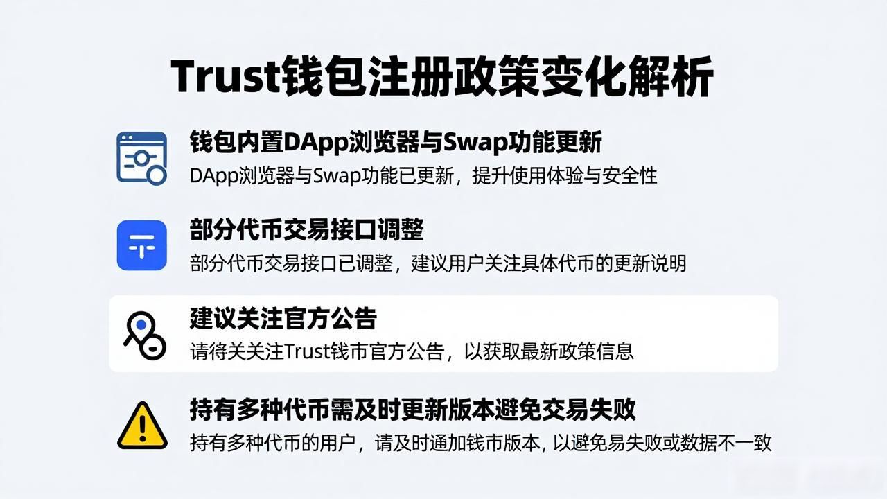 Trust钱包注册政策变化解析