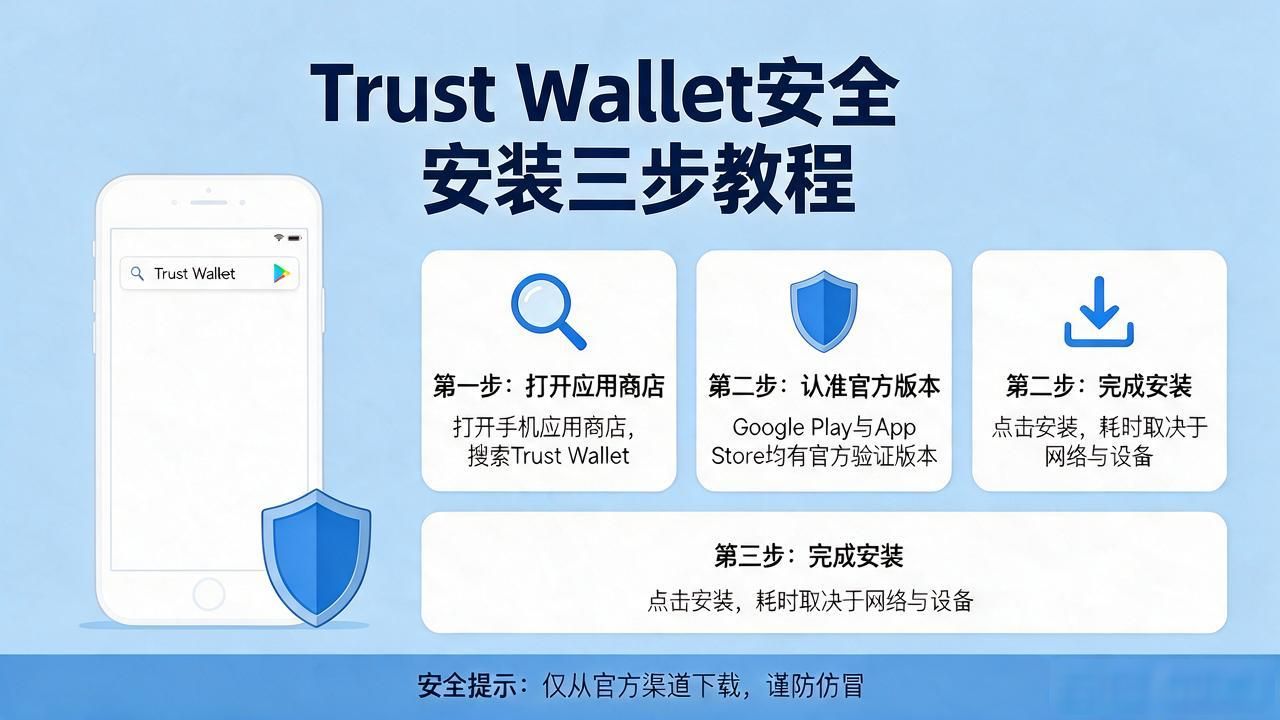 Trust Wallet最新版下载教程：三步搞定安全安装