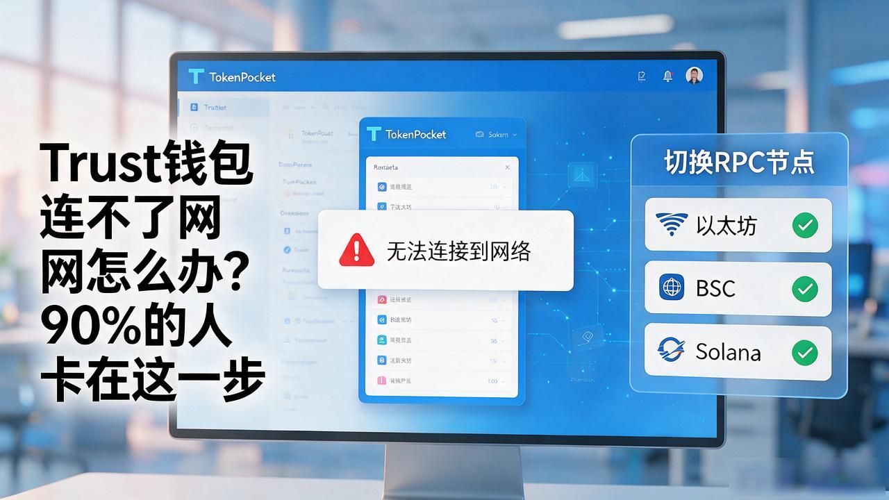 Trust钱包连不了网怎么办？90%的人卡在这一步