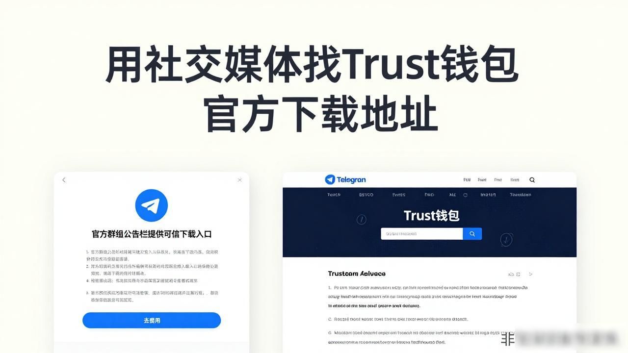 Trust钱包官方下载渠道_如何使用社交媒体寻找Trust钱包下载地址?_加密货币交易安全