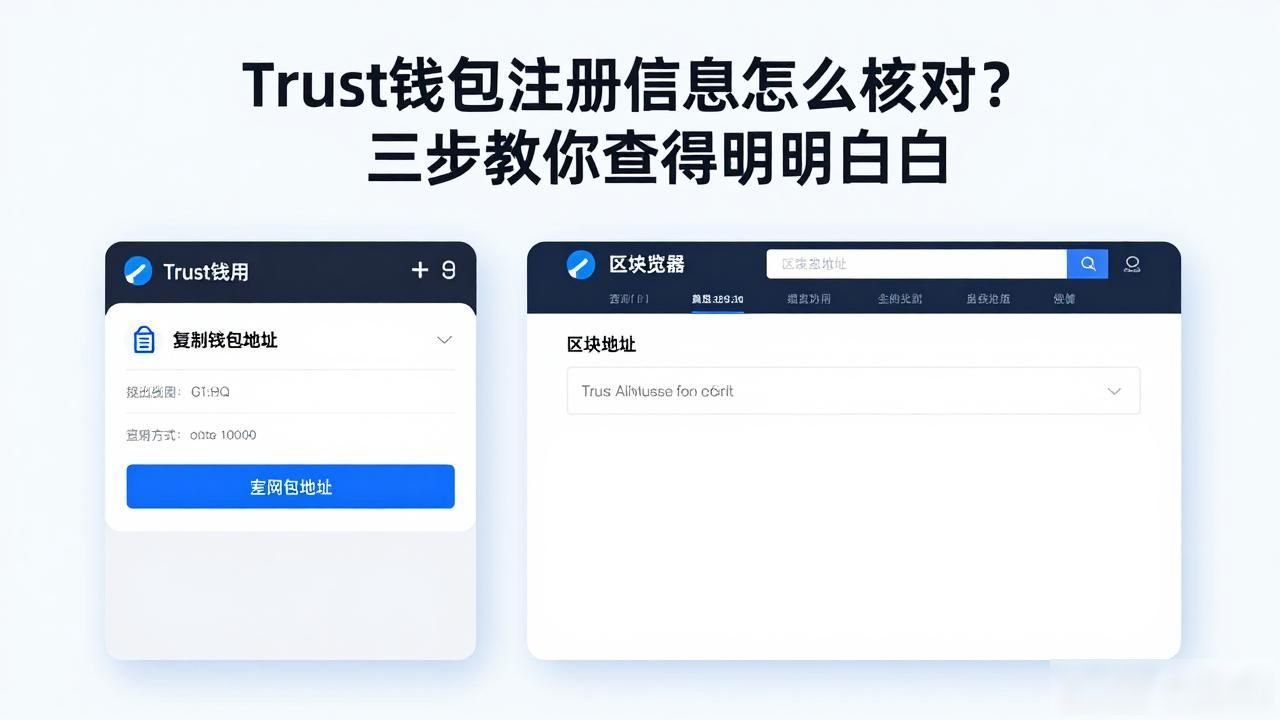 Trust钱包注册信息怎么核对？三步教你查得明明白白