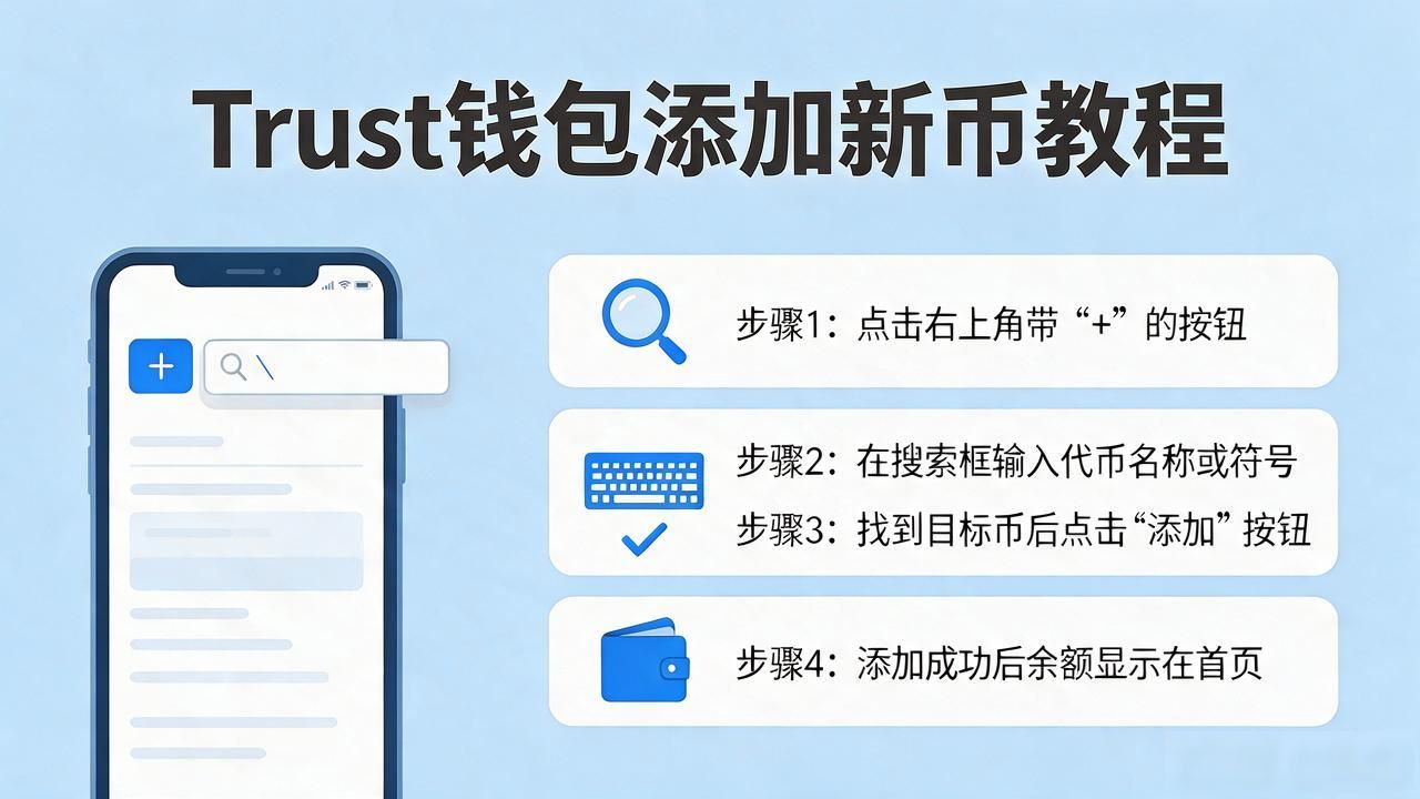 Trust钱包怎么添加新币？一文搞定