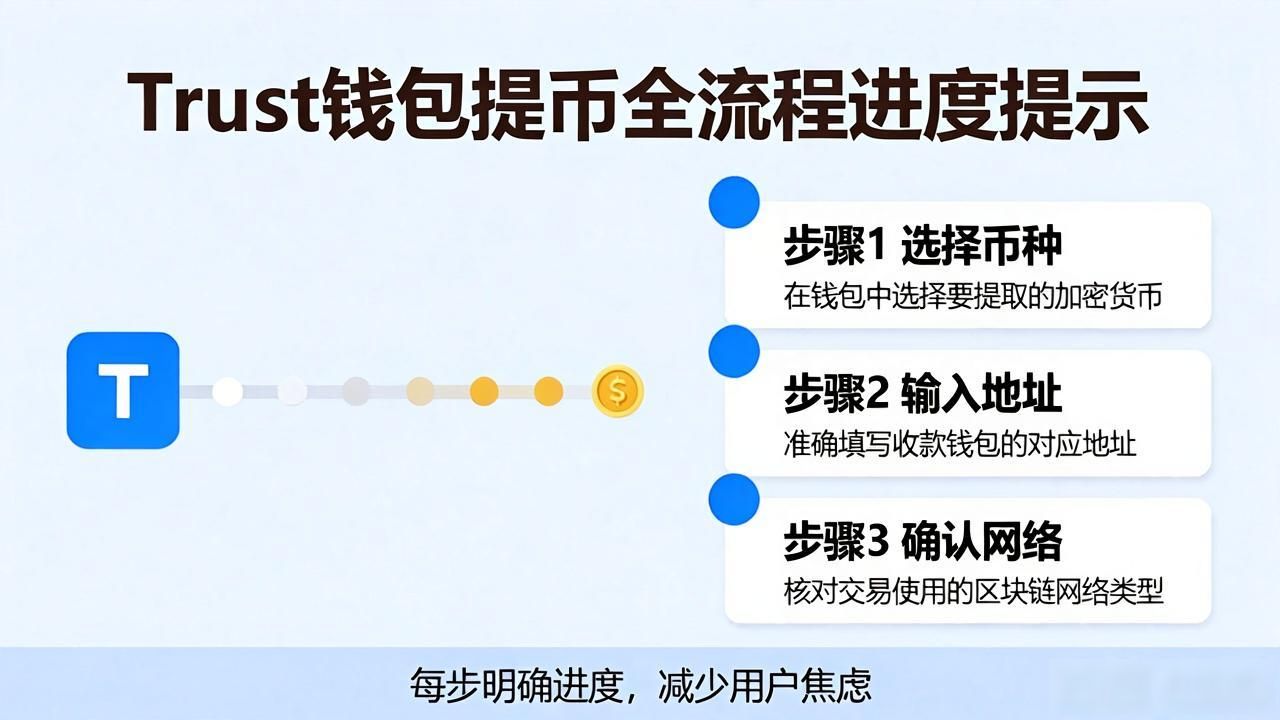 Web3钱包提币失败反馈机制_Trust钱包的提币反馈与用户行动路径_提币流程进度提示设计