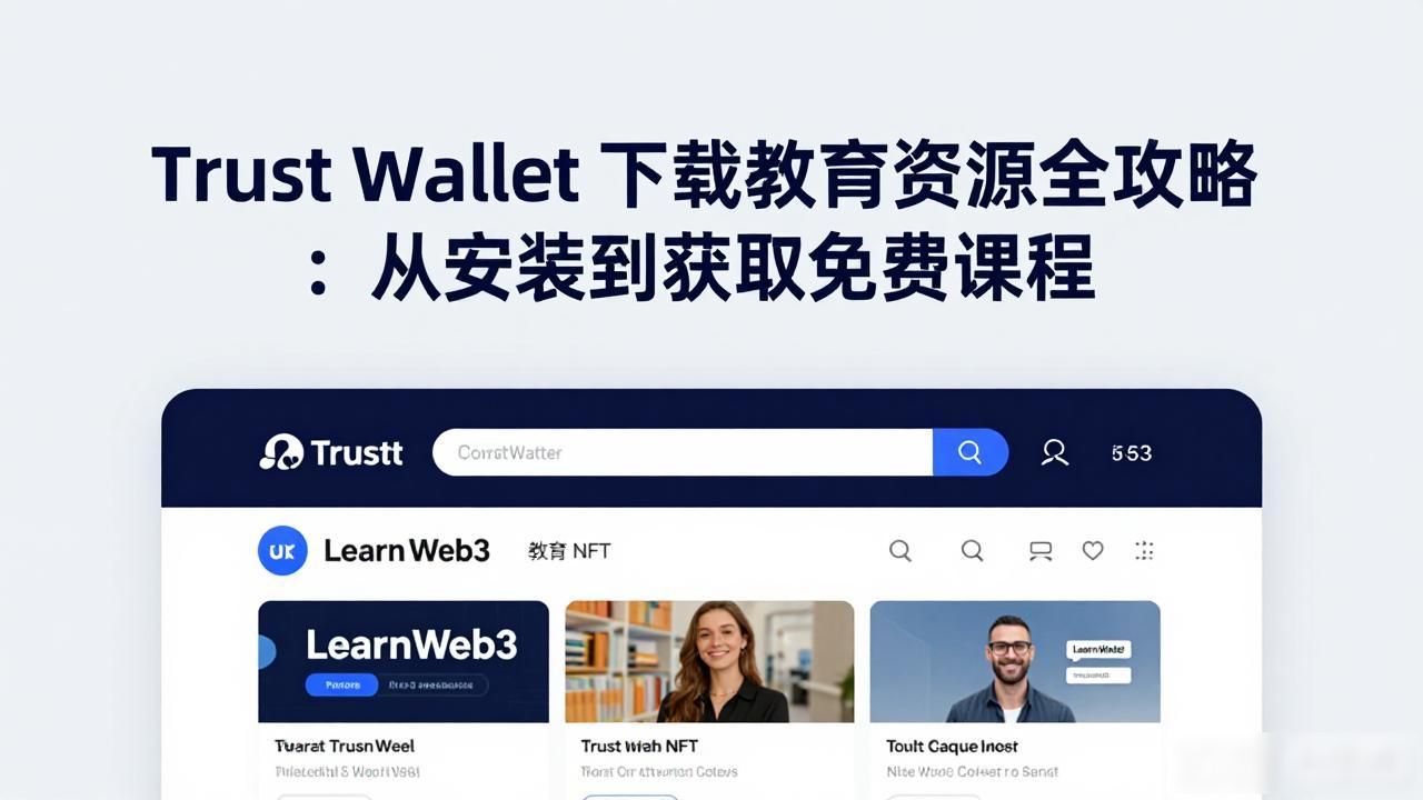 如何使用 Trust Wallet 下载中的教育资源?_Trust Wallet获取在线学习资源_Trust Wallet连接教育类DApp平台