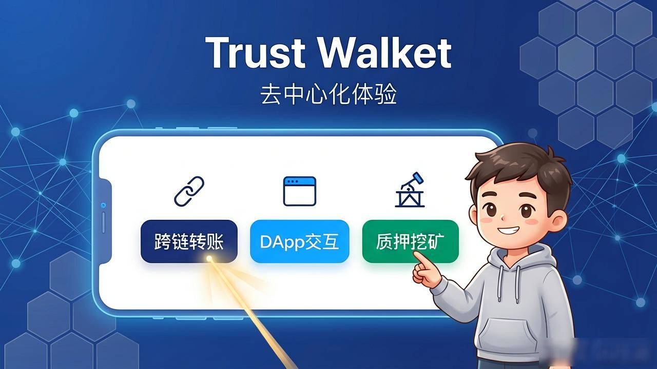 信任与去中心化:Trust钱包的用户体验_Trust钱包去中心化私钥保管_Trust钱包跨链转账DApp交互体验