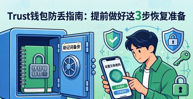 Trust钱包防丢指南：提前做好这3步恢复准备