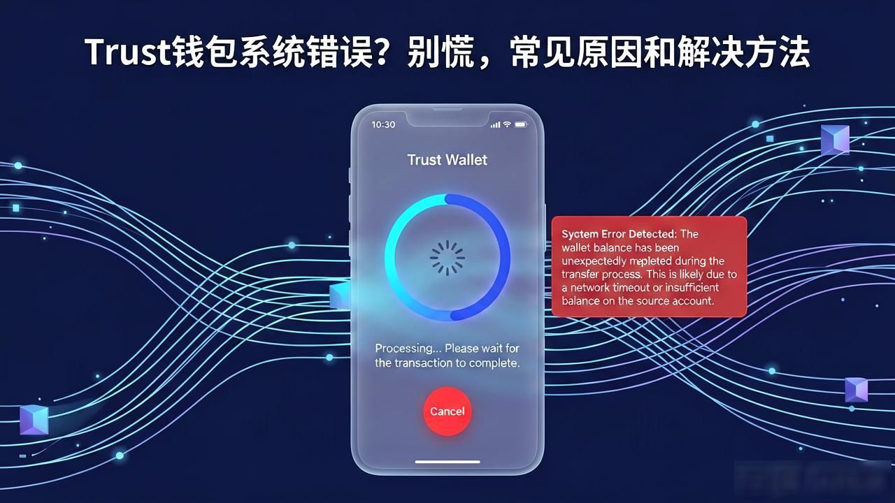 trust钱包系统错误_Trust钱包错误提示_网络连接异常