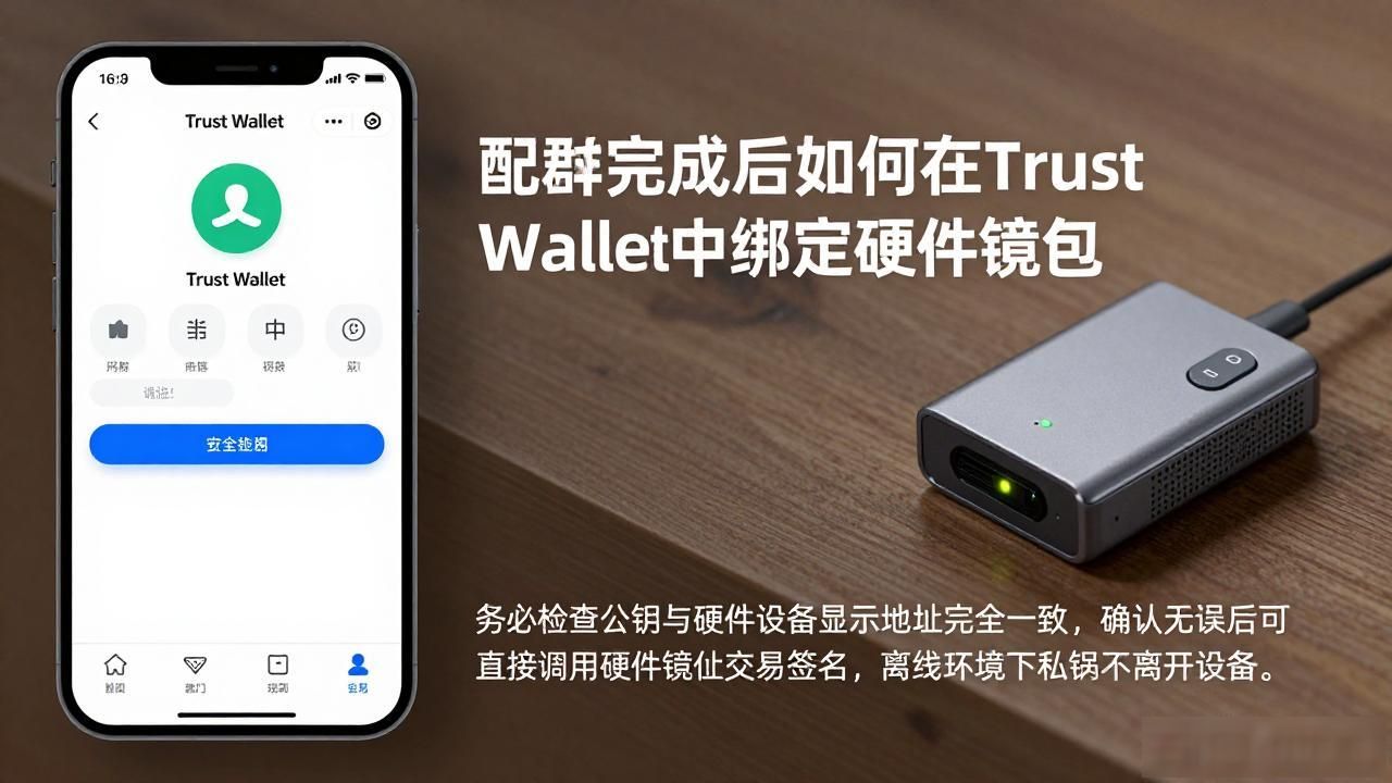 硬件钱包 与 Trust Wallet 连接_Trust Wallet 硬件钱包 配置_如何在Trust Wallet中绑定硬件钱包,以增加资金的安全性!