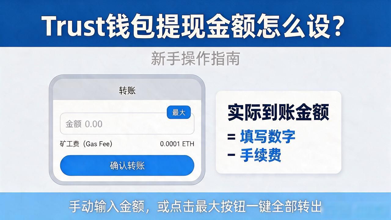 Trust钱包提现金额怎么设？新手操作指南