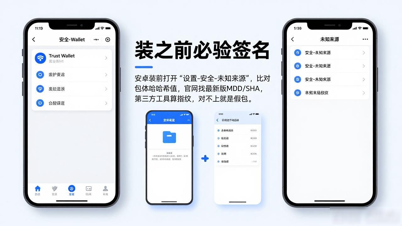 Trust Wallet更新包真假怎么查？3步防黑客
