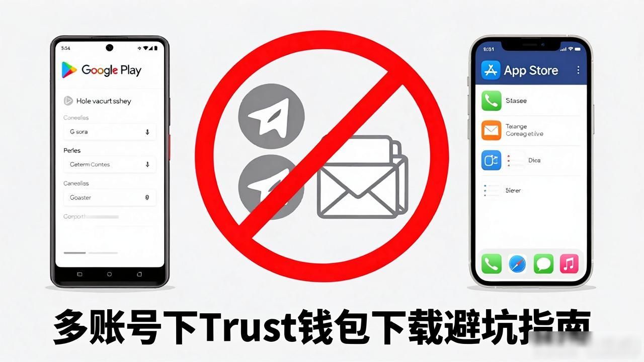 官方渠道下载防范恶意仿冒_如何在多账号环境中确保Trust钱包下载的有效性?_Trust Wallet多账号安全管理