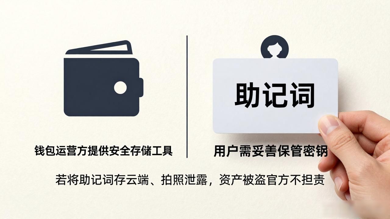 Trust钱包助记词安全保管_助记词丢失后如何恢复_Trust钱包的恢复环节与责任划分