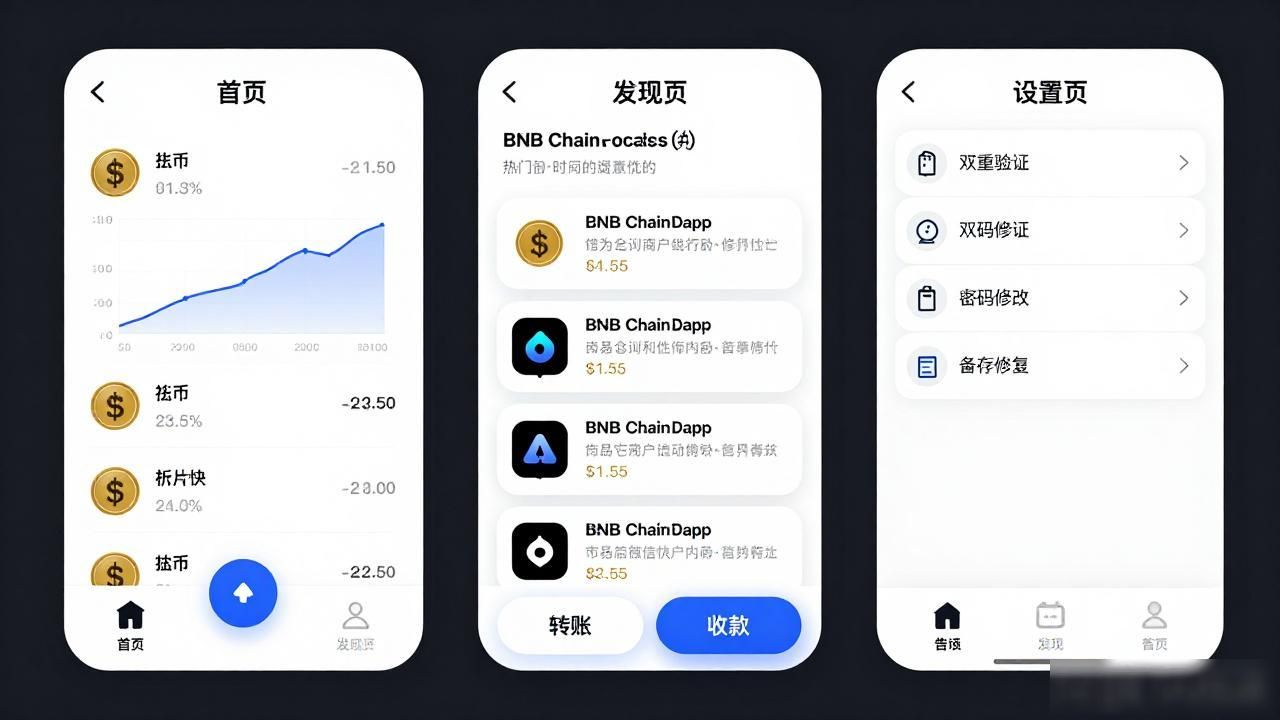 Trust Wallet交互逻辑与视觉设计细节_深入解析Trust Wallet钱包官方版本的用户界面及其友好的设计理念。_Trust Wallet官方版本界面布局解析