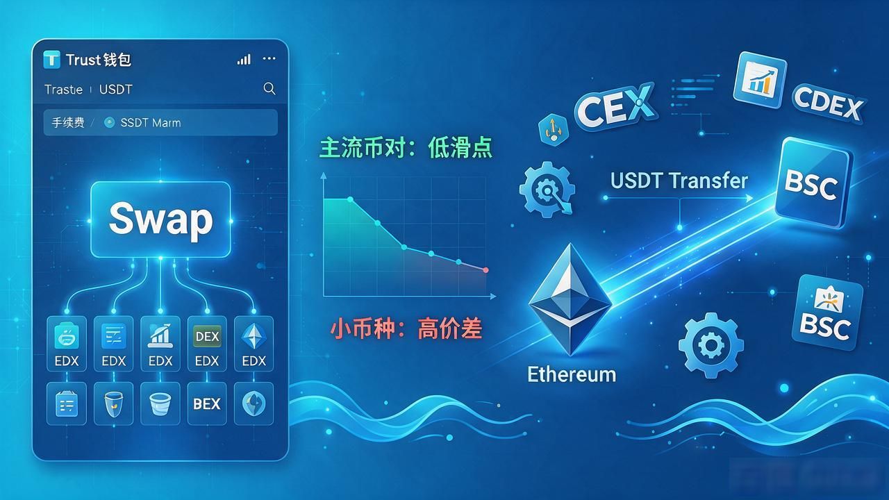 Trust钱包的手续费与资产流动性探讨_Trust钱包小额DeFi操作成本控制_Trust钱包不同链转账gas费对比