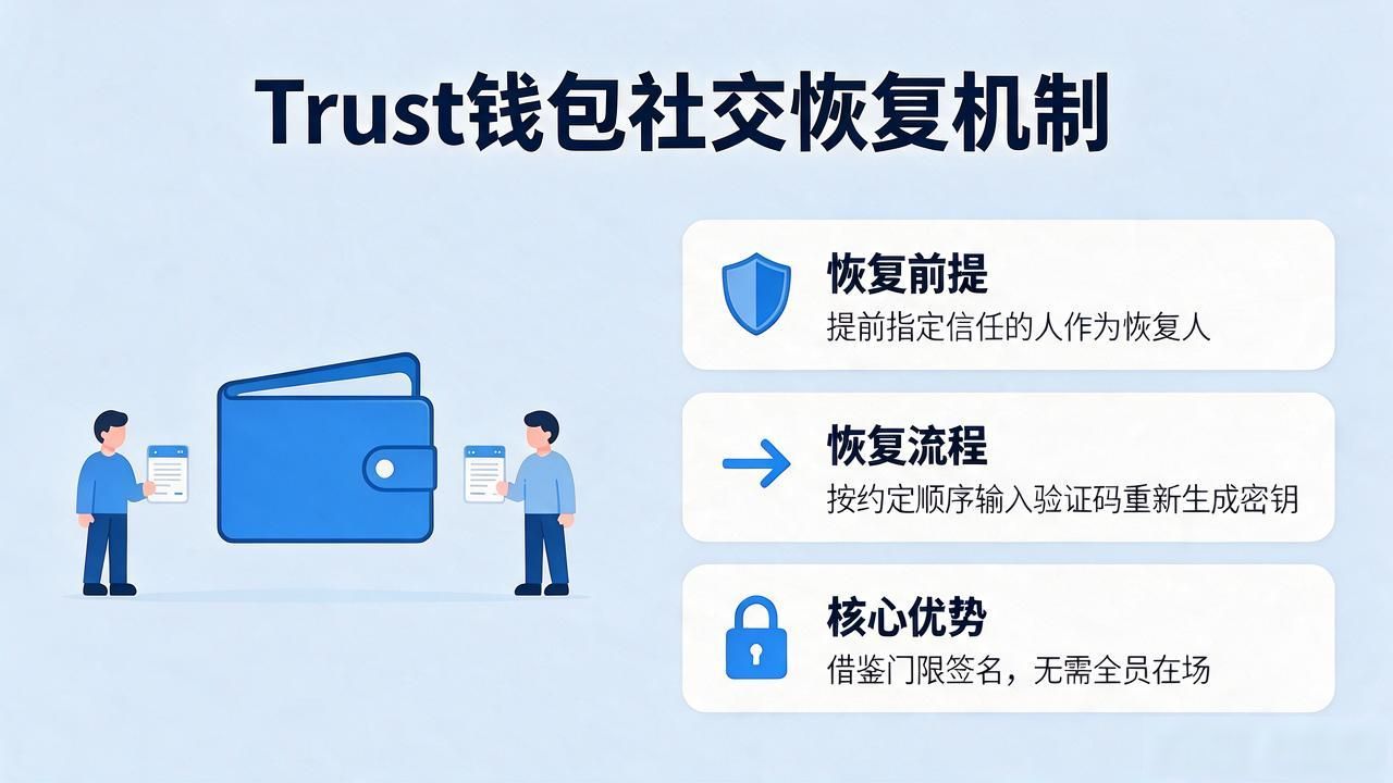 Trust钱包社交恢复机制_Trust钱包的多种恢复策略与设计思路_Trust钱包助记词备份