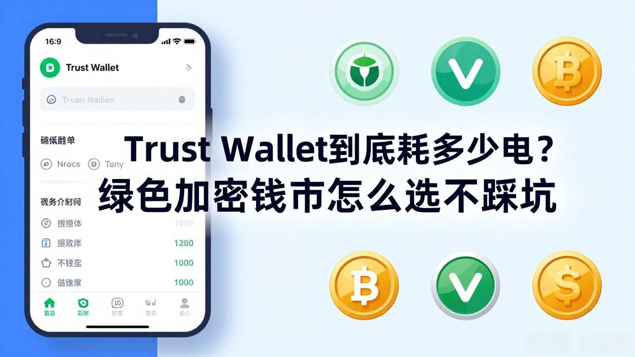 Trust Wallet到底耗多少电？绿色加密钱包怎么选不踩坑