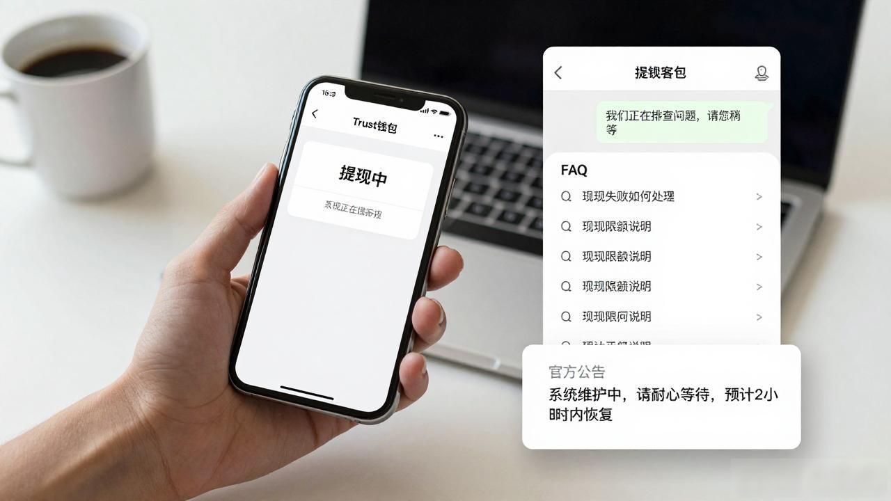 Trust钱包提现卡住了？这些官方支持渠道能帮你解决问题