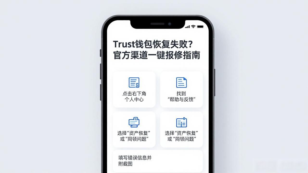 助记词私钥导入问题解决_Trust Wallet加密资产恢复_Trust钱包用户如何报告恢复过程中的问题?
