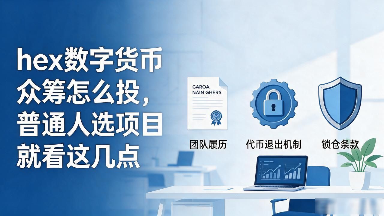 hex数字货币众筹怎么投，普通人选项目就看这几点