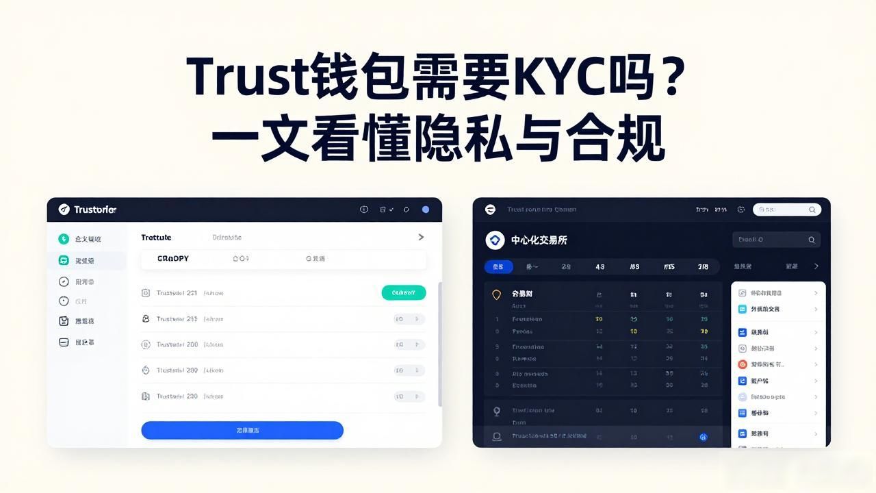 非托管钱包与中心化平台区别_trust钱包需要身份认证吗_Trust Wallet隐私保护