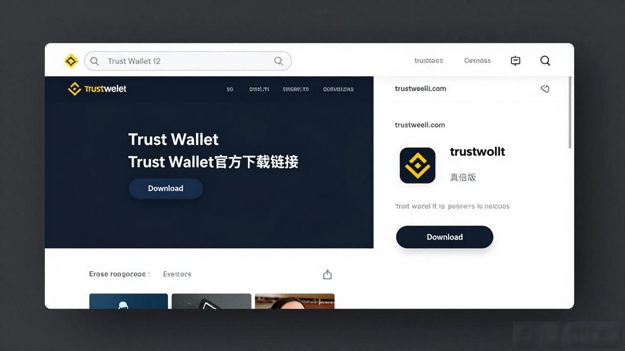 Trust Wallet官方下载链接的辨别与选择_Trust Wallet官方下载在哪 识破Trust Wallet钓鱼链接 加密货币钱包防钓鱼方法