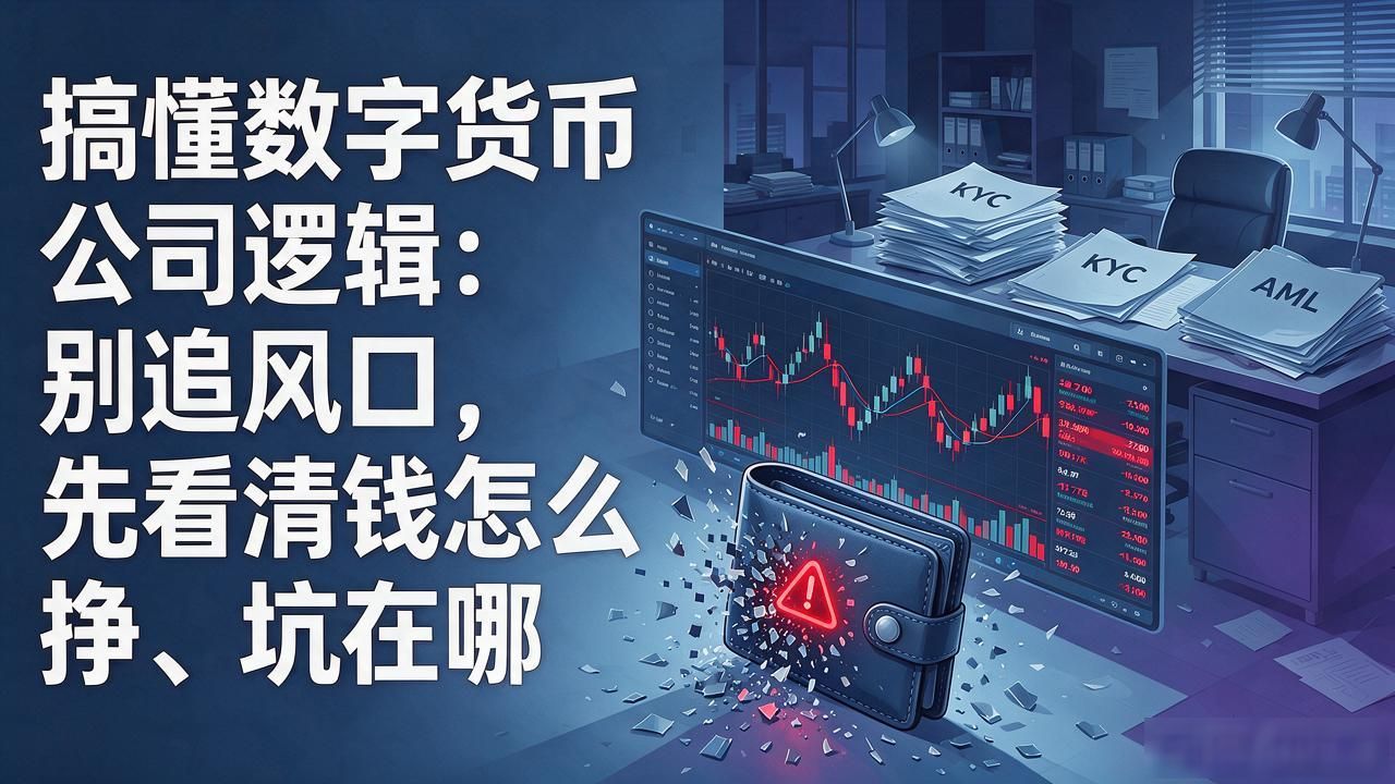 搞懂数字货币公司逻辑：别追风口，先看清钱怎么挣、坑在哪