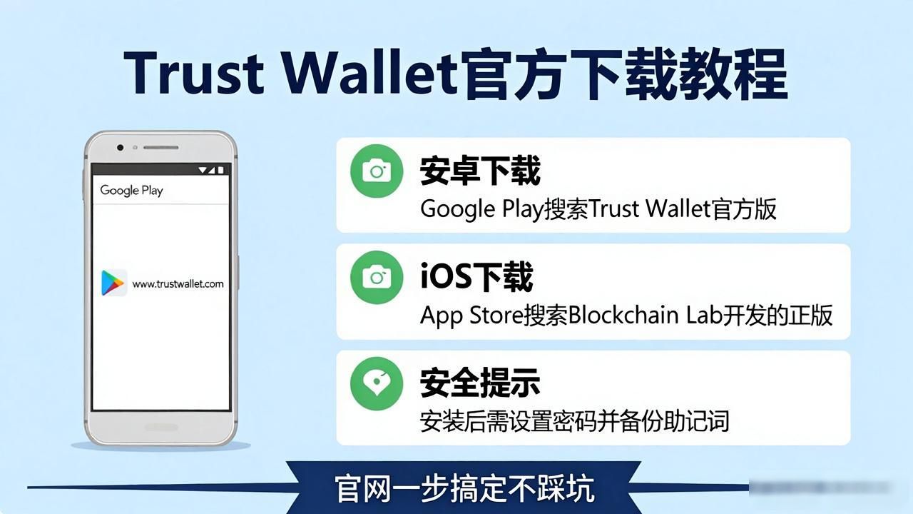 Trust Wallet官方下载教程：官网一步搞定不踩坑