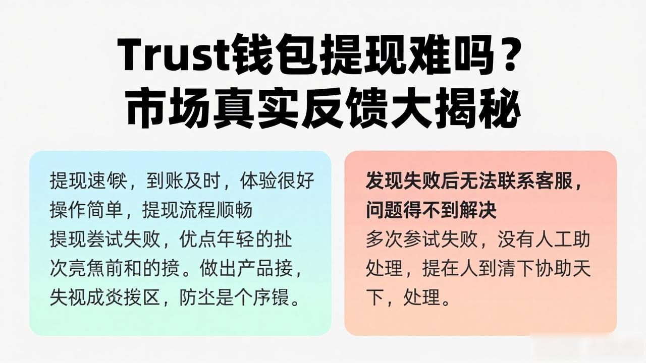 Trust Wallet提现流程_Trust钱包的提现知晓度与市场反馈_去中心化钱包出金操作指南
