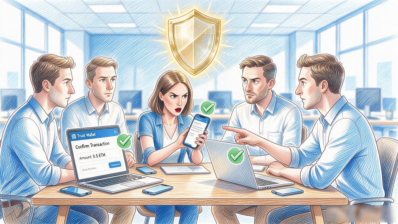使用 Trust Wallet App 进行高效协作的技巧_Trust Wallet 团队协作 钱包资产管理_权限分层 私钥助记词管理