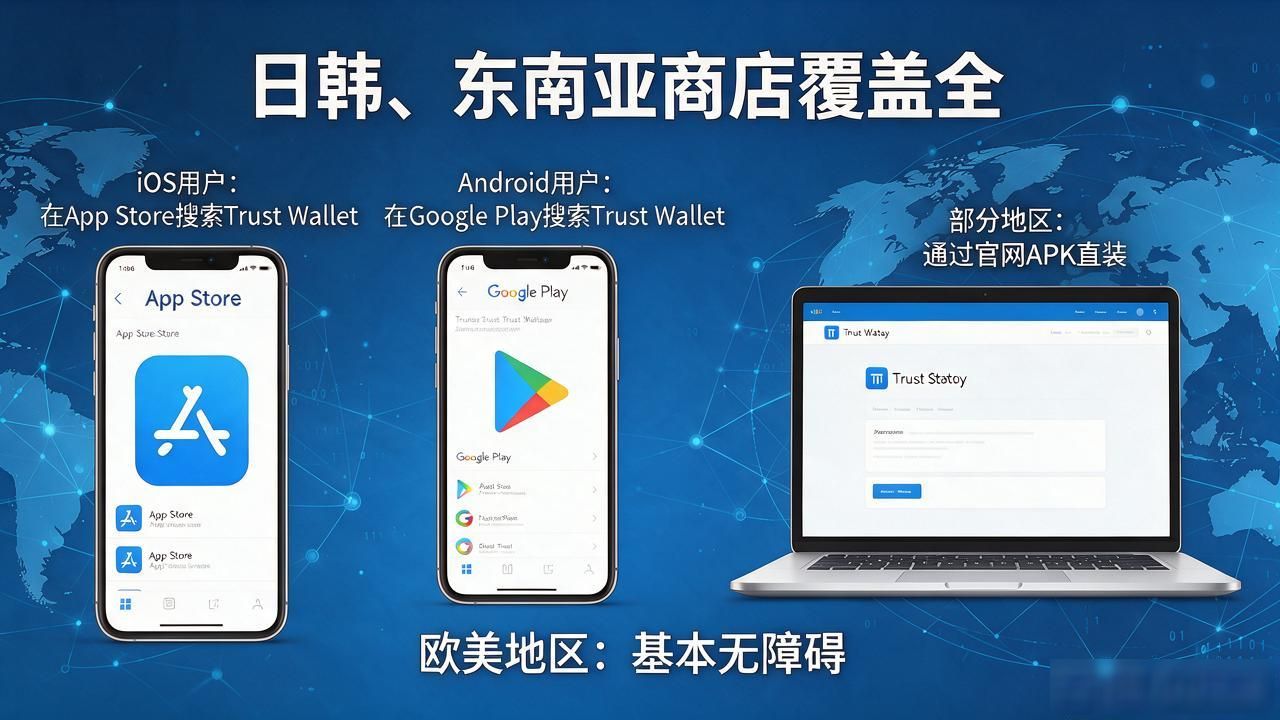 Trust Wallet官方下载渠道_如何在不同国家获取Trust Wallet下载地址?_各国合规获取路径