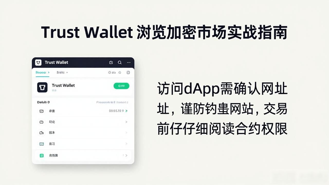 如何通过 Trust Wallet 浏览加密市场?_Trust Wallet dApp browser_Trust Wallet DeFi access