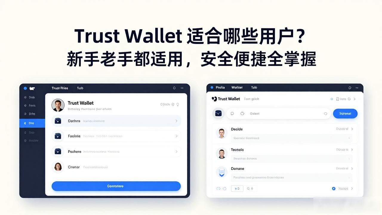 Trust Wallet 适合哪些类型的用户？_Trust Wallet特性_初学者适用的加密货币钱包