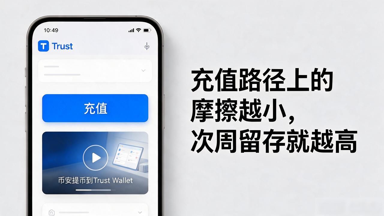 Trust Wallet苹果版冷启动引导流程优化_Trust Wallet充值摩擦降低次周留存_Trust Wallet苹果版下载后的用户引导与扶持