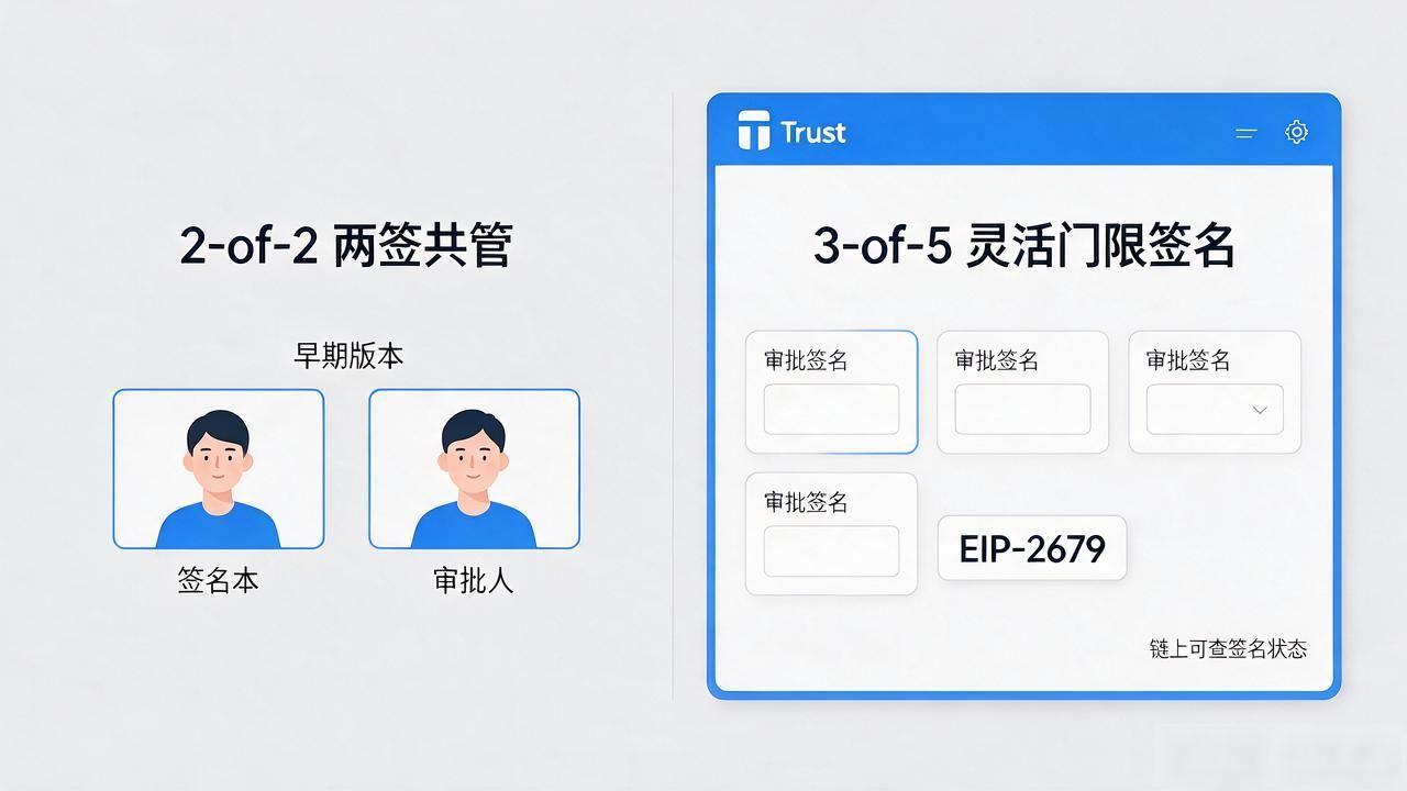 DeFi安全焦虑应对_Trust钱包多签的发展历程与回顾_Trust钱包多签功能