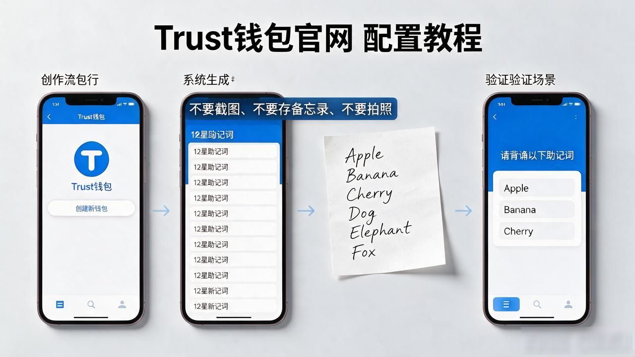 Trust钱包官网怎么下载配置？守住资金安全就看这几步