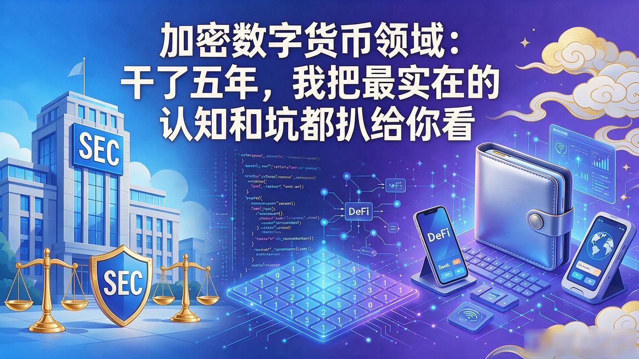 加密数字货币领域：干了五年，我把最实在的认知和坑都扒给你看