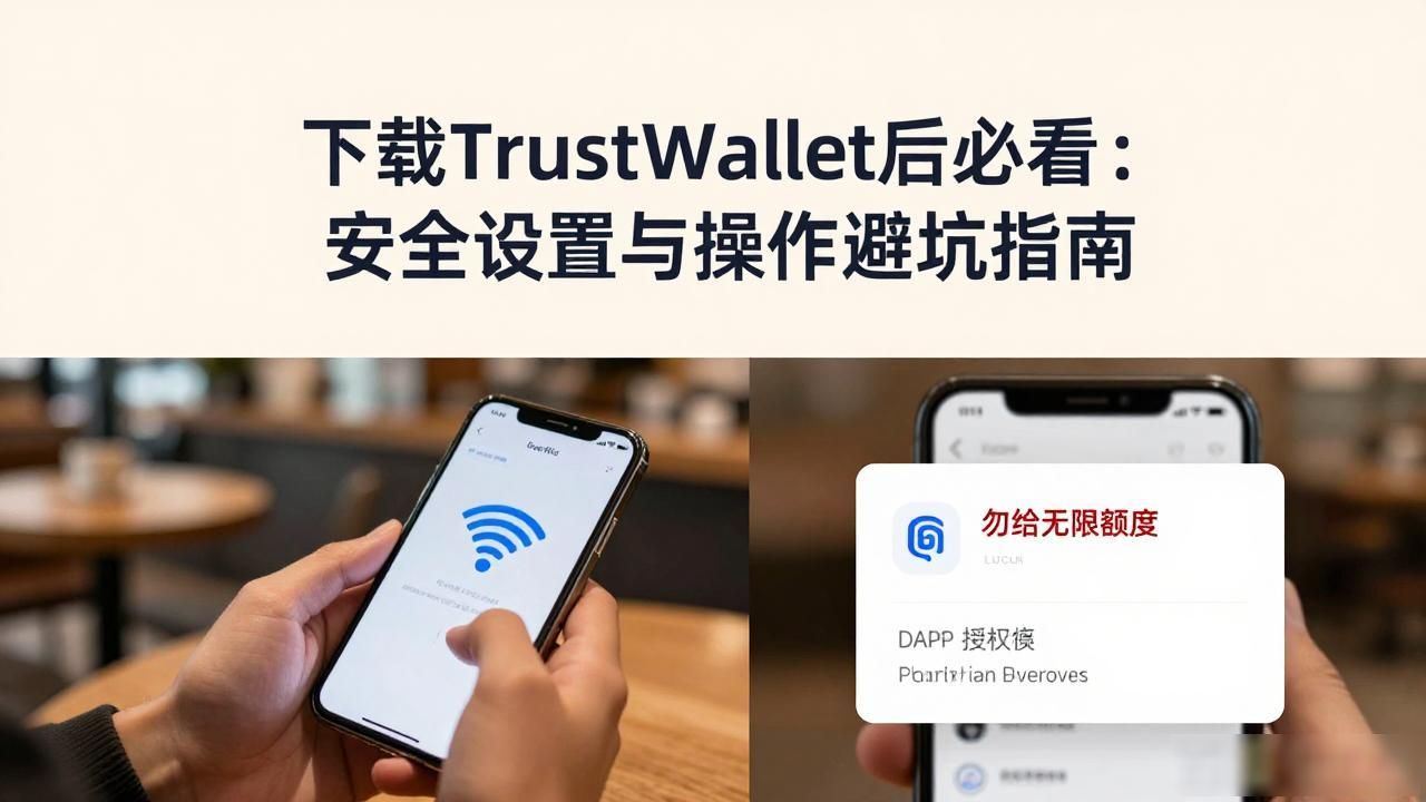 下载Trust Wallet钱包后,你需要掌握的安全事项与操作指南。_Trust Wallet安全设置_私钥助记词保管