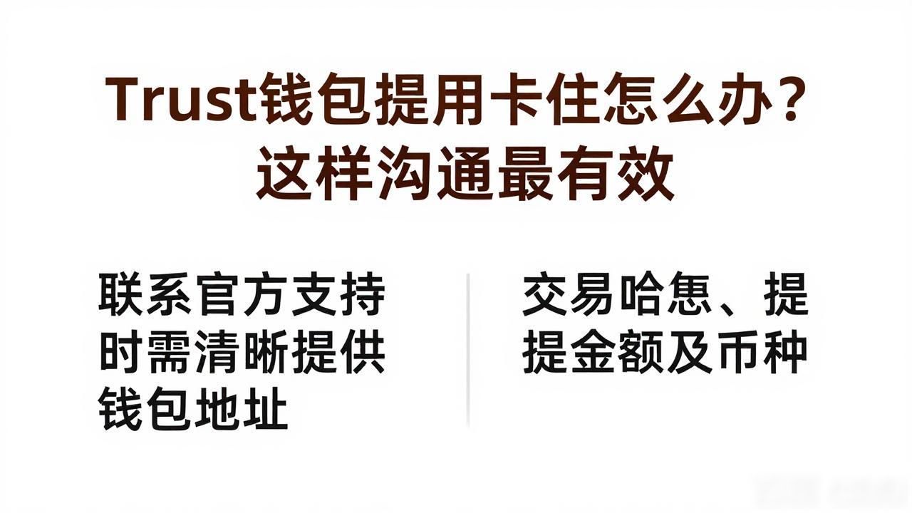 Trust钱包用户在数字币提取时的沟通策略_Trust钱包提币失败处理_Trust钱包提币问题